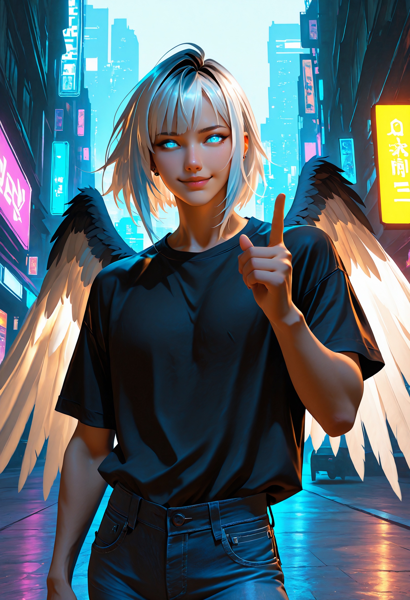 **THE BEST HAIR**,  ink vachina,  cyberpunk on Tensor.Art