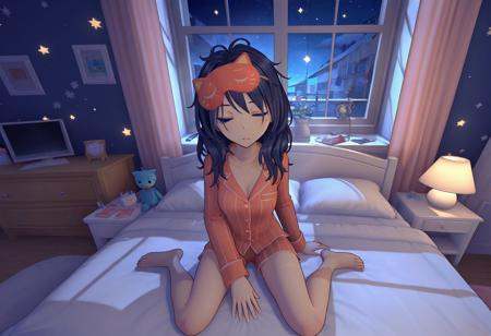 SleepyMita,  1girl,  messy hair on Tensor.Art
