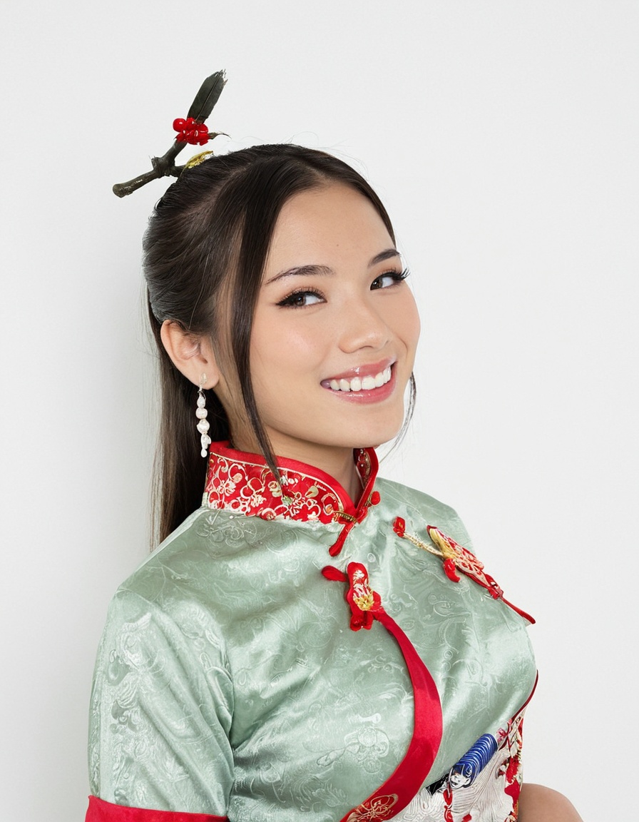 1girl,  attractive young chindo woman,  smile on Tensor.Art