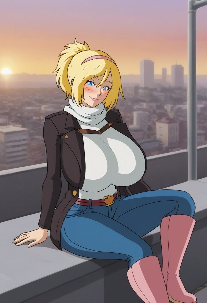 source_anime,  anime screencap,  p0wergurl \(mnf\) on Tensor.Art