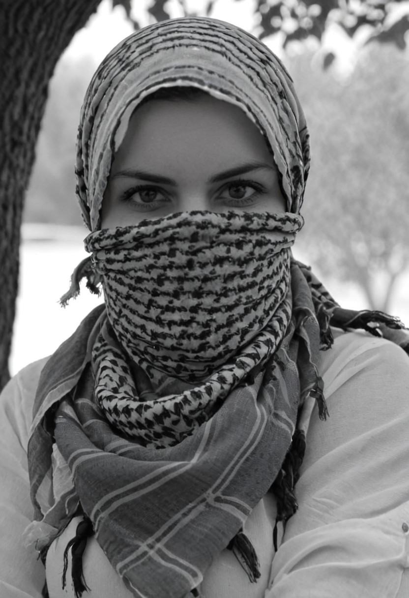 ssc,  shemagh scarf,  tree on Tensor.Art