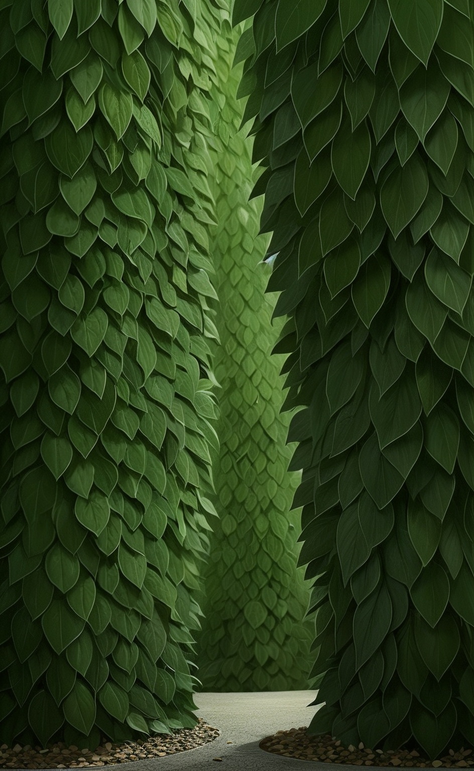 miluo_chahualv, no humans, green theme, leaf, scenery, outdoors, bush, path<lora:艺术插画_sd1.5-lora-v1.0:0.8>