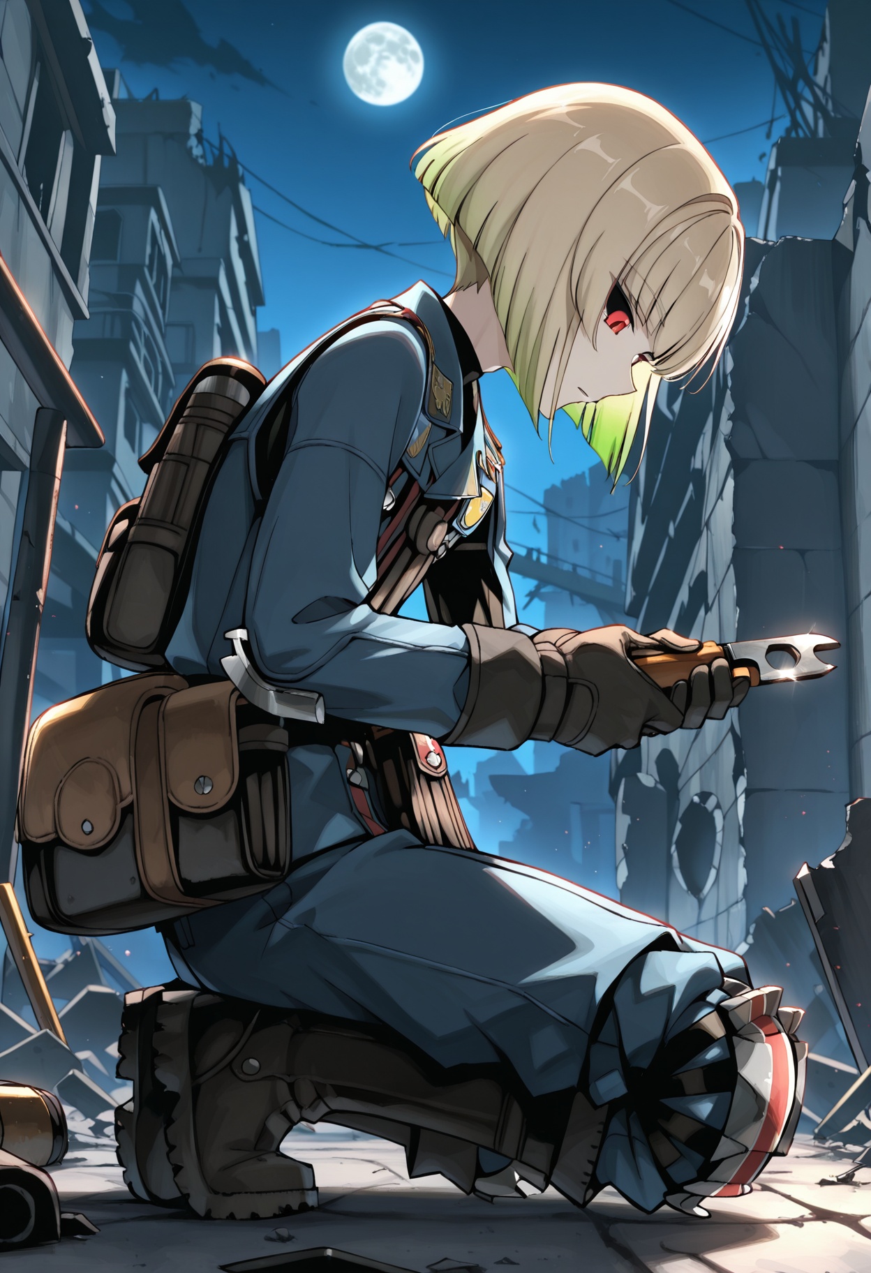solo,  1boy,  pointed ears on Tensor.Art