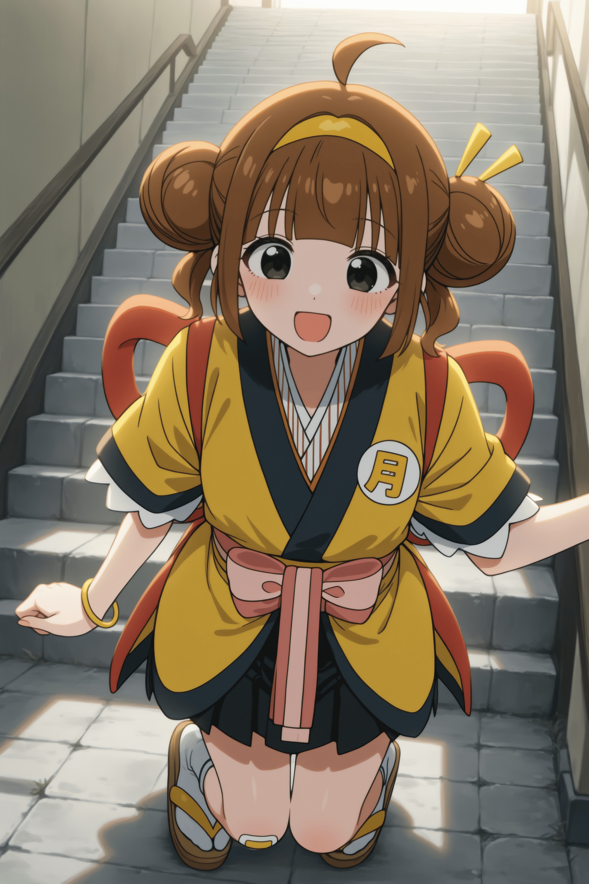 1girl,  imadake tsukimi tabemi,  brown hair on Tensor.Art