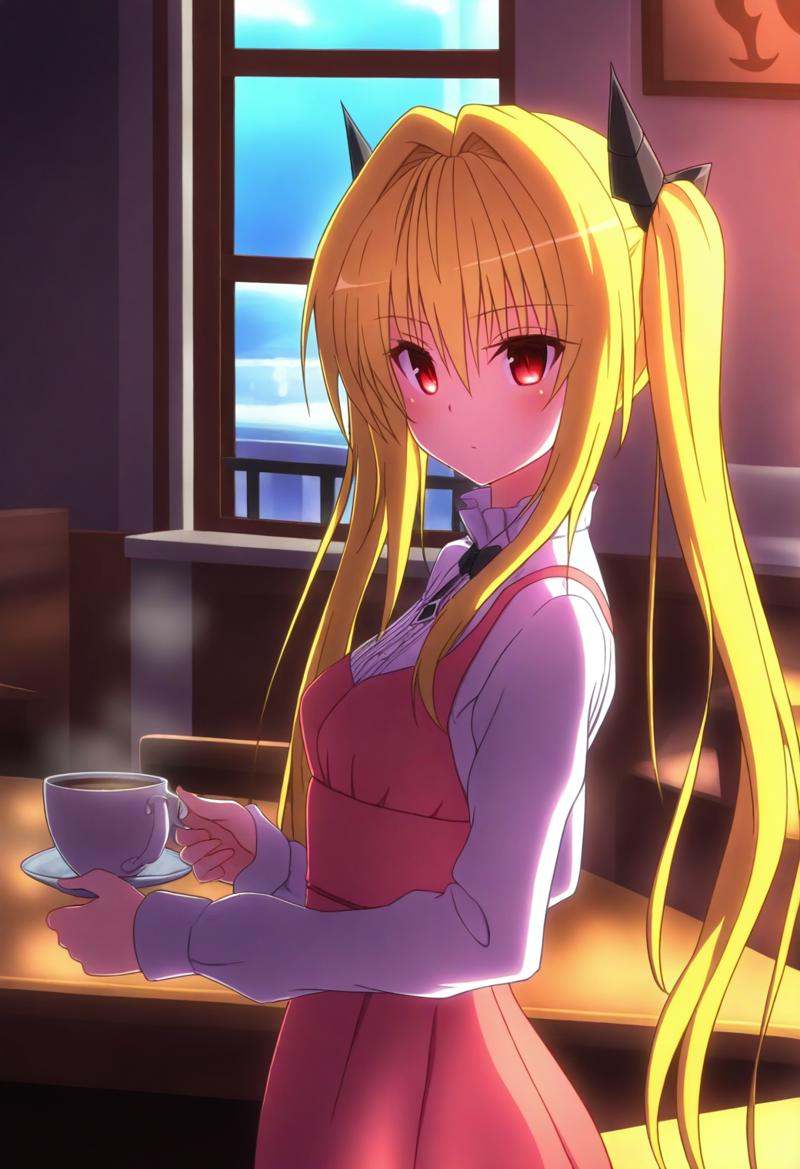 sysdeep_yami,  blonde hair,  red eyes on Tensor.Art
