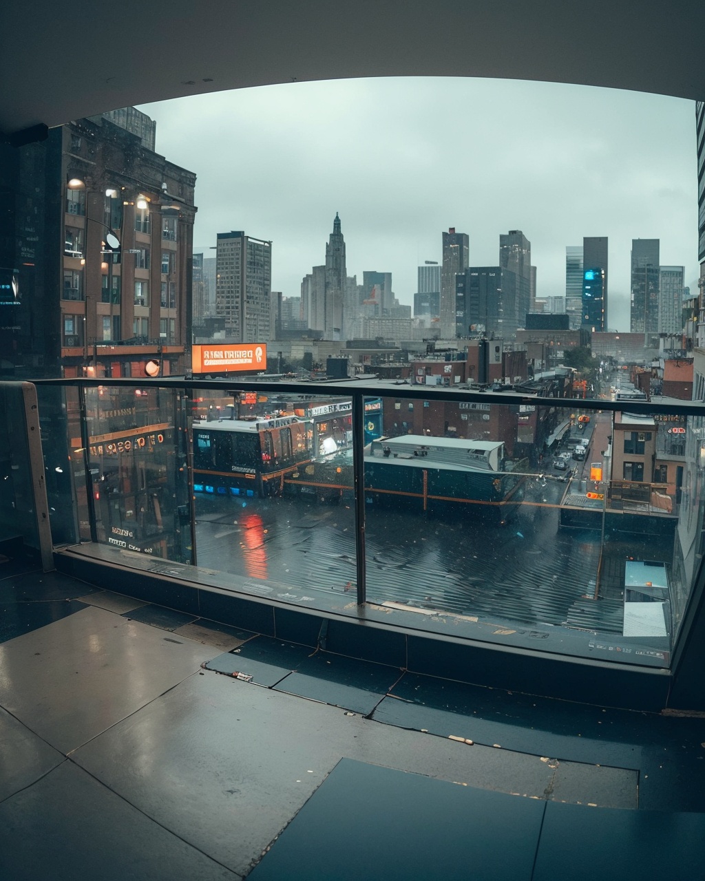 fisheye,((no humans)),still life,rain,cityscape,Highly detailed,(ultra-detailed),(best quality:1.5,masterpiece:1.5),<lora:qingcheng-000014:0.9>,
