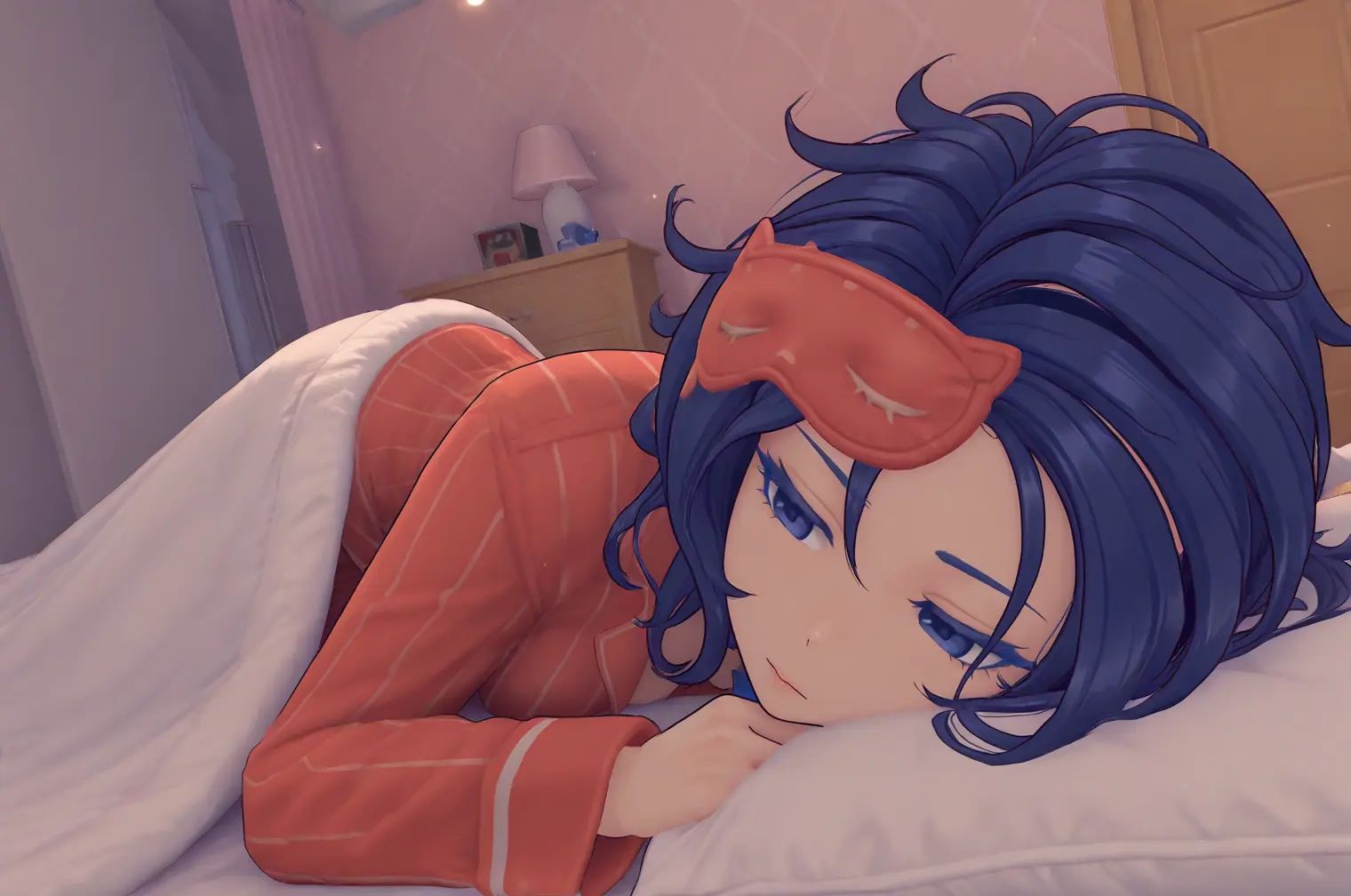 SleepyMita,  1girl,  messy hair on Tensor.Art