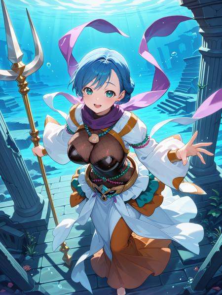 maiden of the aqua,  1girl,  solo on Tensor.Art