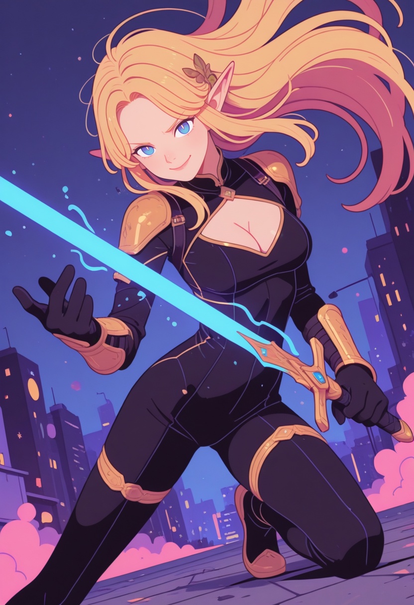 1girl,  solo,  blonde hair on Tensor.Art