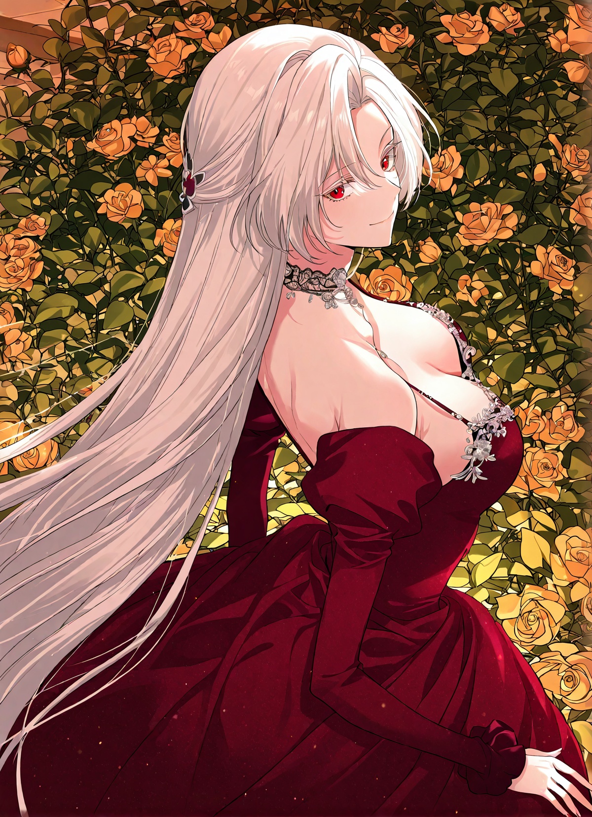 1 girl,  solo,  long hair on Tensor.Art