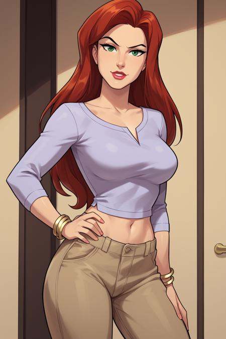 PonyXLV6_Scores BREAK (perfect anatomy,  perfect eyes,  cowboy shot) BREAK jean grey on Tensor.Art