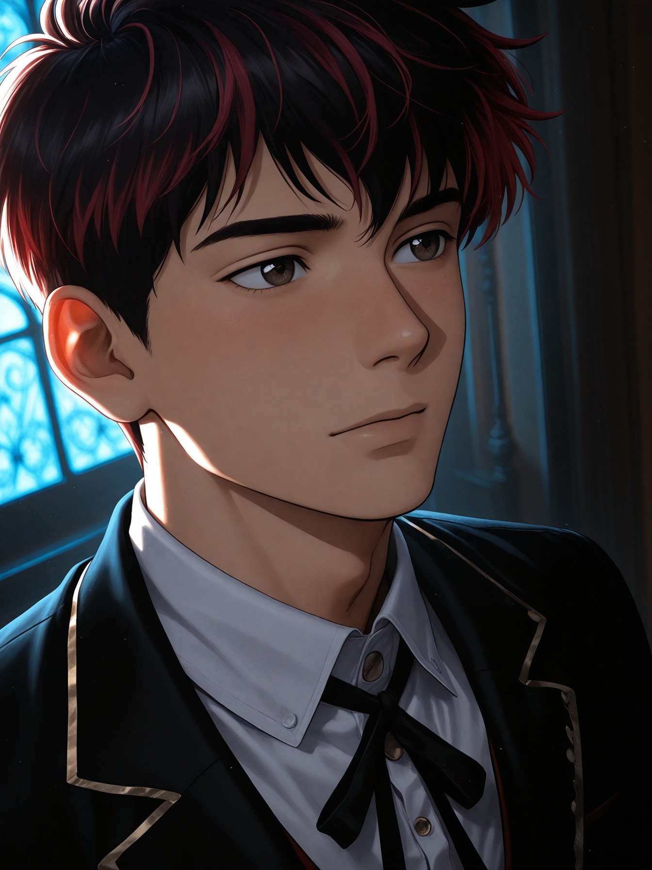 male focus,  gay,  yaoi on Tensor.Art