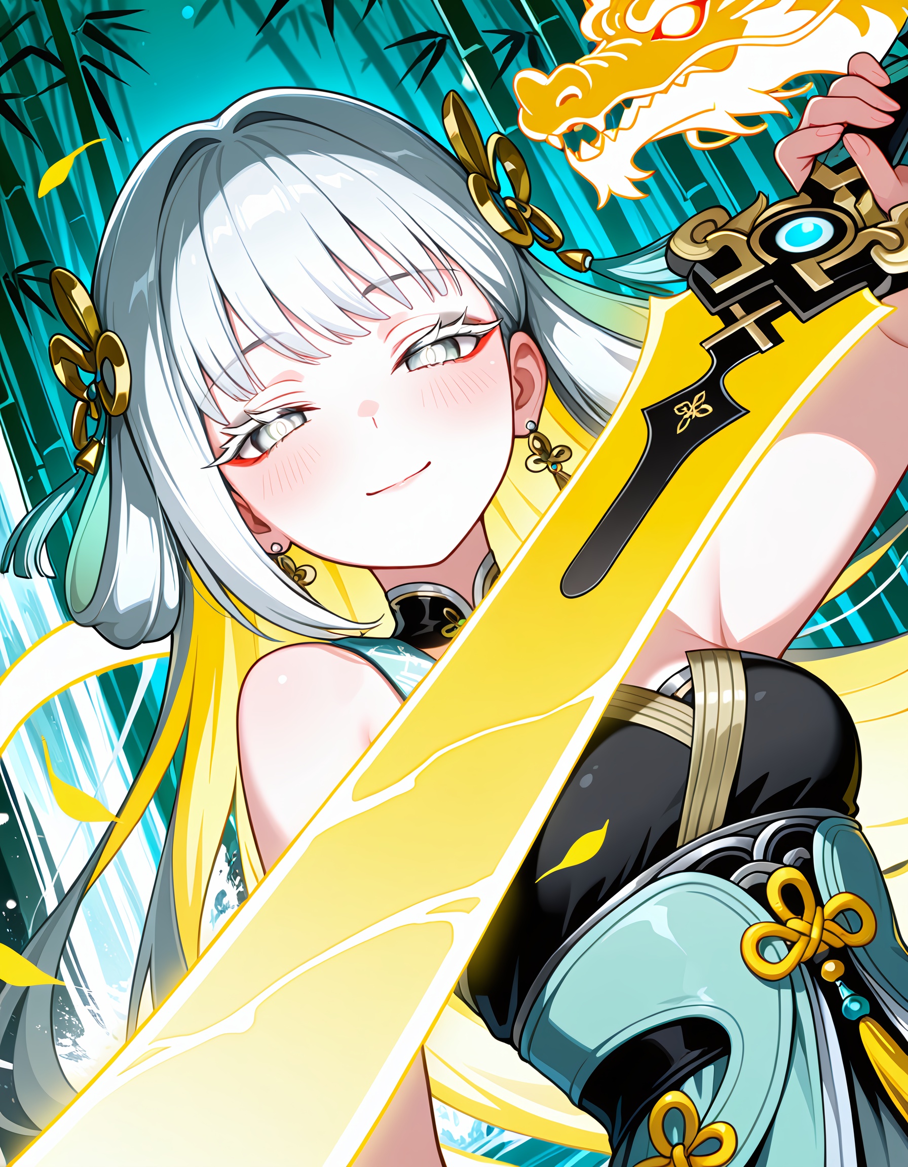 1girl,  jinhsi \(wuthering waves\),  amazing quality on Tensor.Art