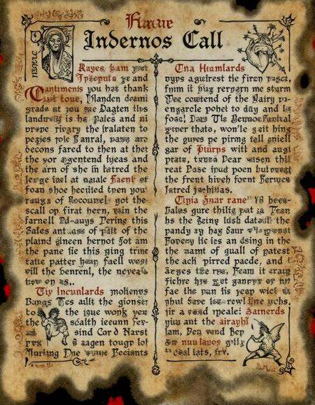 frbddnbk,  A torn page from an ancient grimoire reveals the Inferno’s Call on Tensor.Art