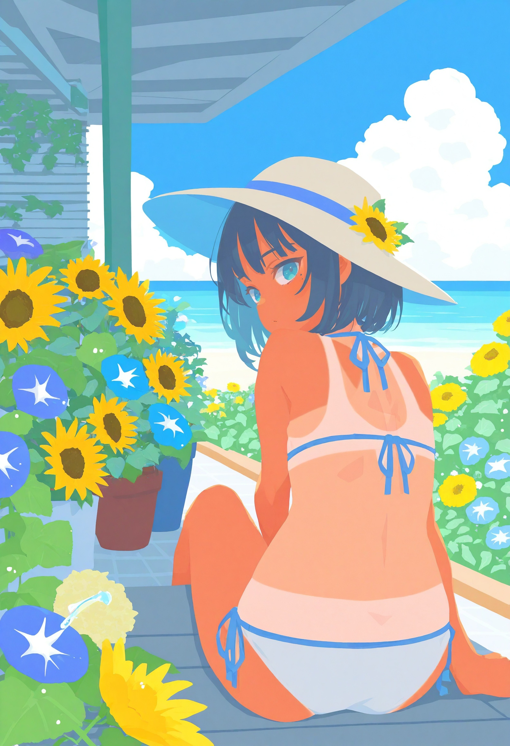 flat color,  no lineart,  blending on Tensor.Art