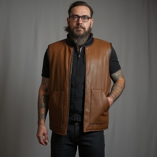 man wearing vest on Tensor.Art