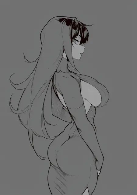 1girl,  ass,  breasts on Tensor.Art