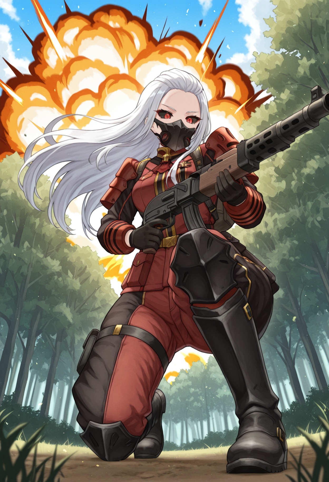 solo,  1girl,  black sclera on Tensor.Art