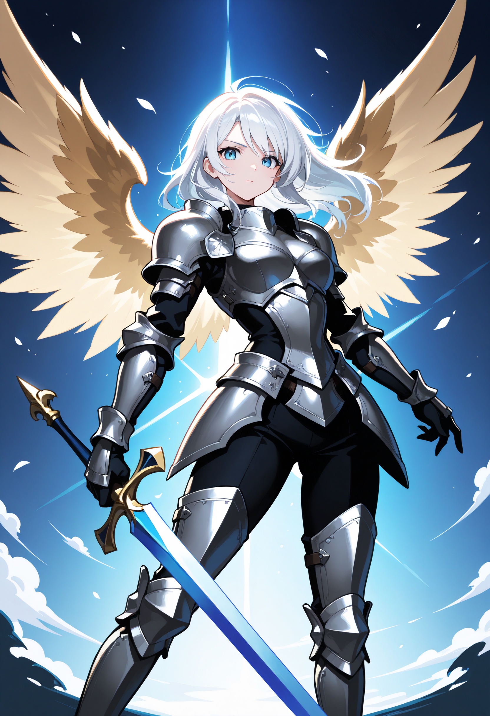 1girl,  armor,  weapon on Tensor.Art