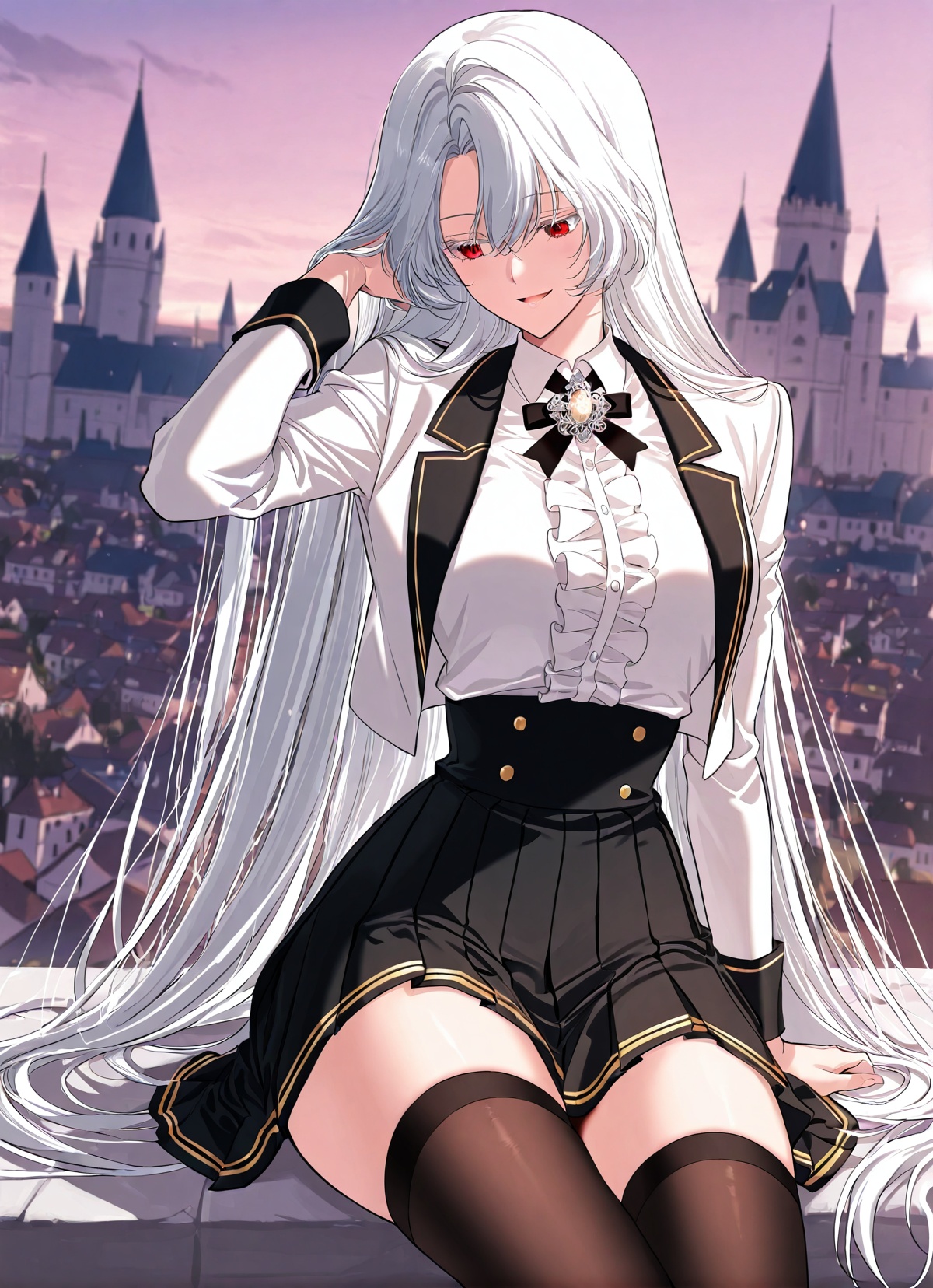 1 girl,  solo,  long hair on Tensor.Art