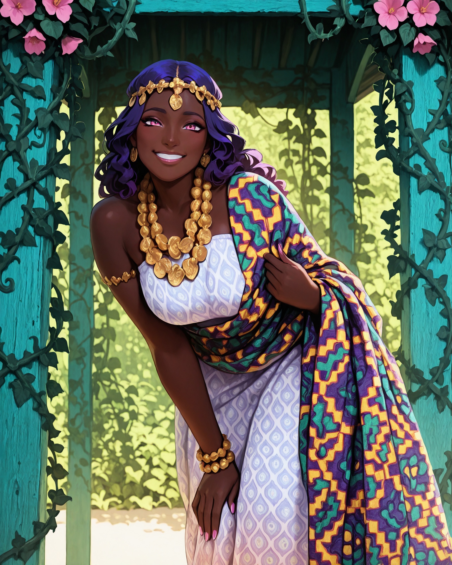 1girl,  black woman,  solo on Tensor.Art