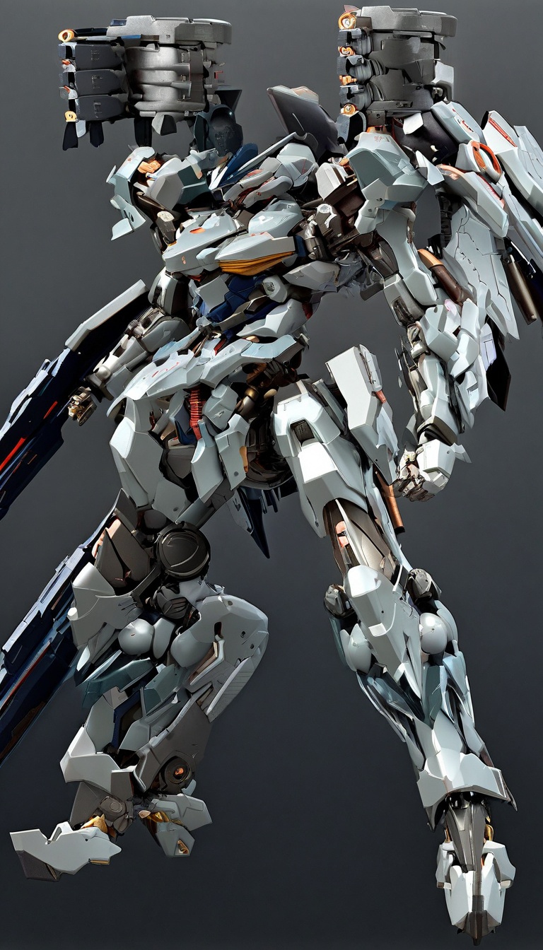professional 3d model of ,  mecha,  full body on Tensor.Art