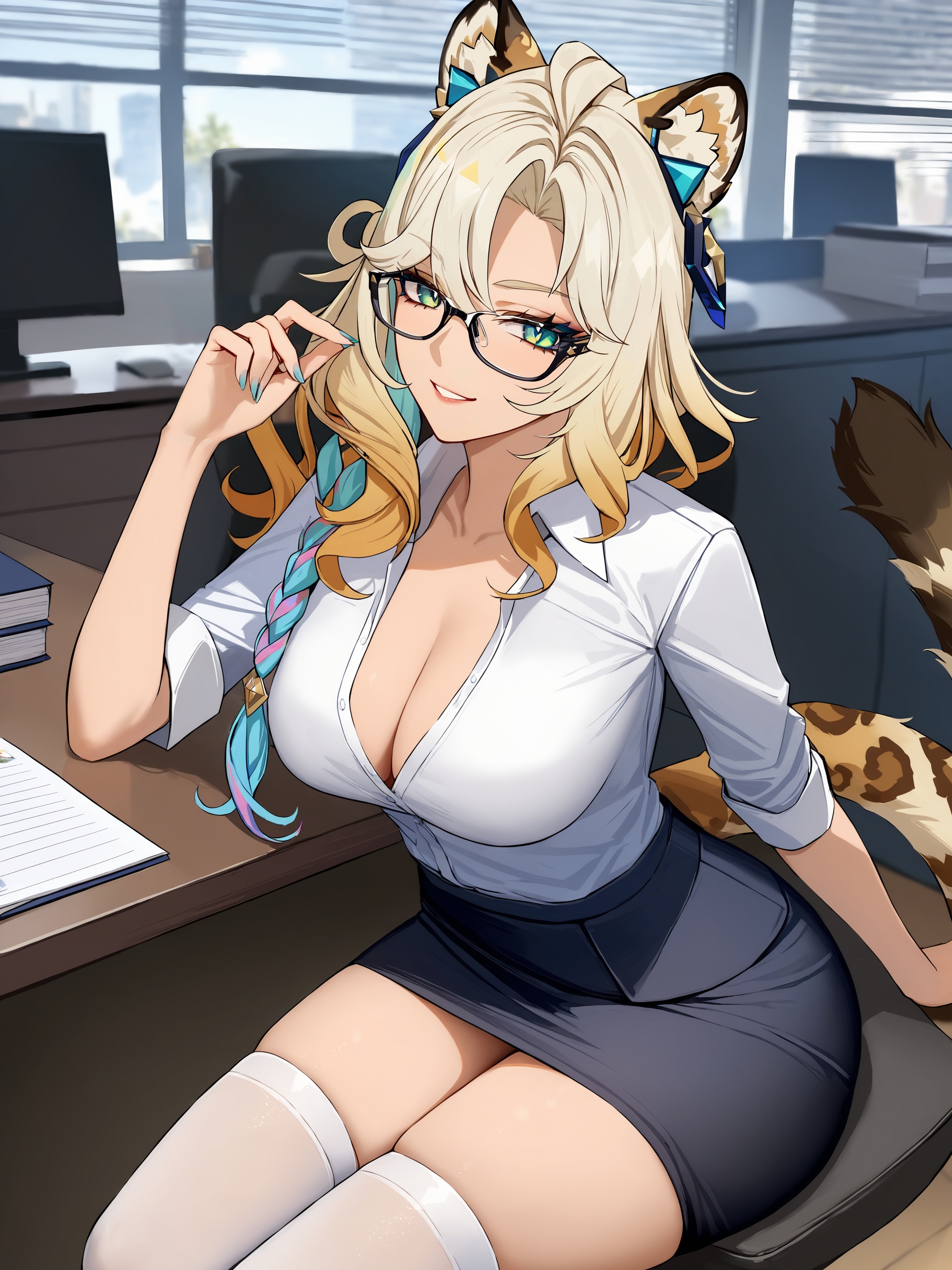 1girl,  xilonen \(genshin impact\),  solo on Tensor.Art