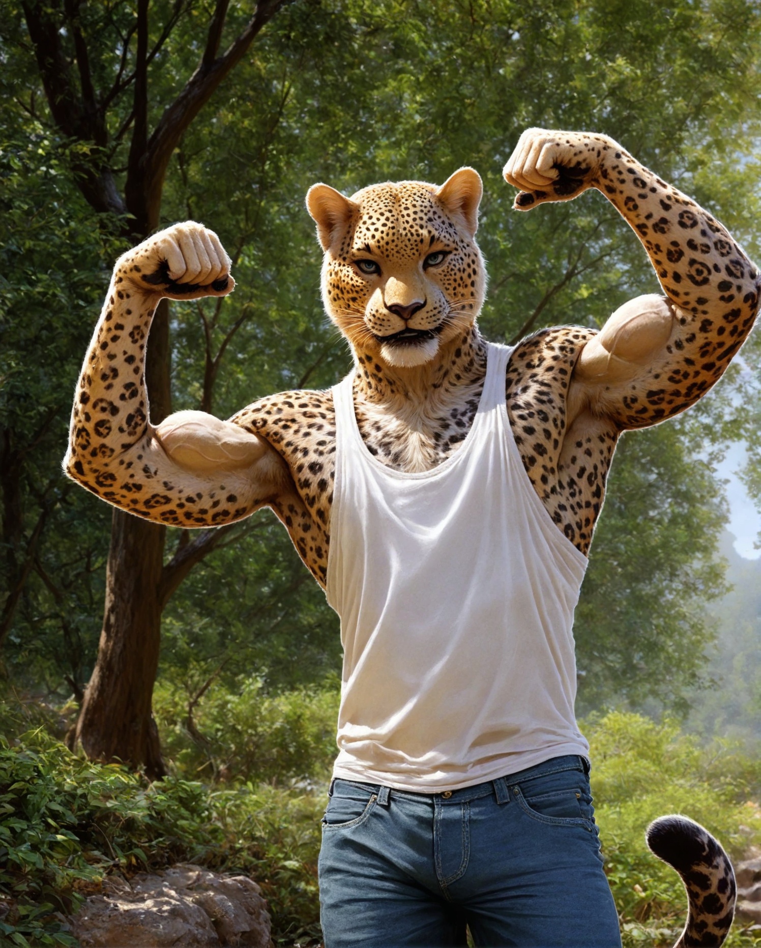 anthro,  jaguar,  male on Tensor.Art