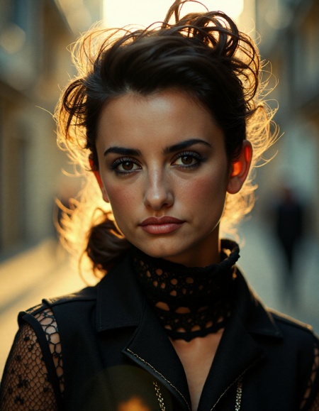 woman Iin an eccentric ensemble. Unique,  quirky,  stand-out on Tensor.Art