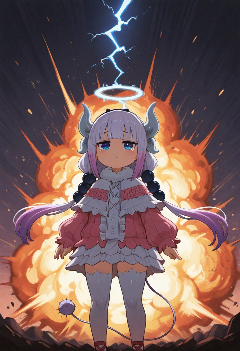 kanna_kamui,  1girl,  electric_snack_mishap on Tensor.Art
