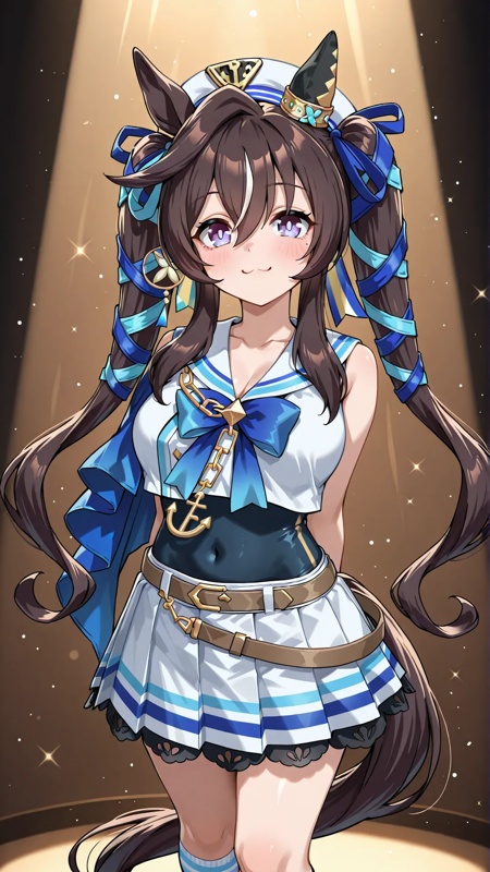 vivlos \(umamusume\),  large breasts,  horse girl on Tensor.Art