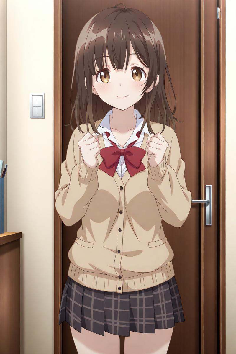 anime screenshot,  hige wo soru. soshite joshikousei wo hirou,  ogiwara sayu on Tensor.Art