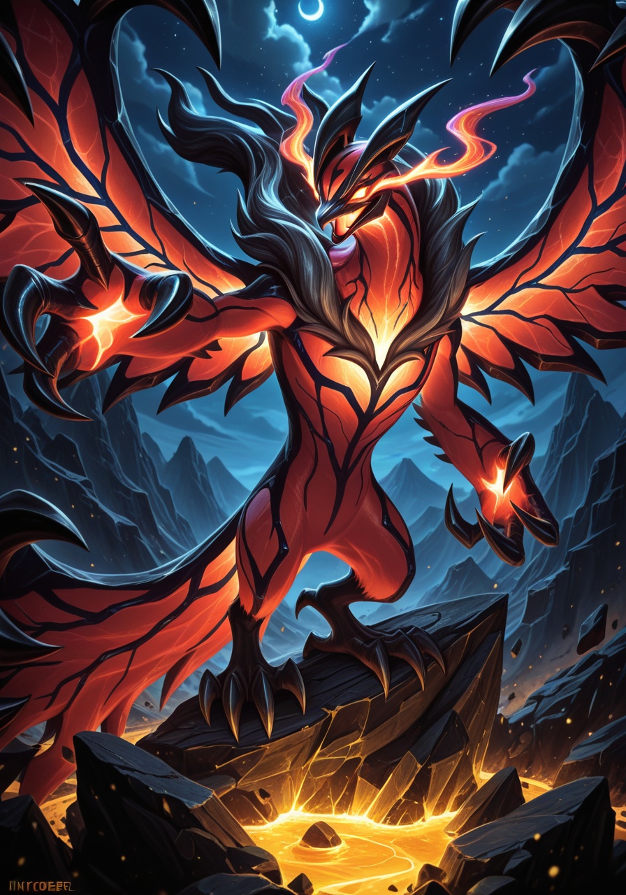 solo,  no human,  (yveltal) on Tensor.Art