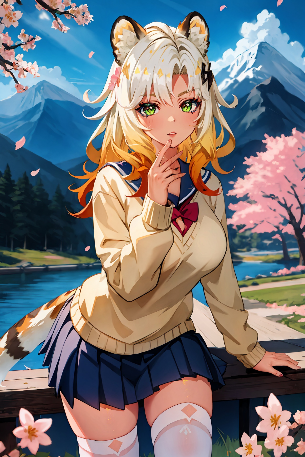 1girl,  xilonen \(genshin impact\),  solo on Tensor.Art