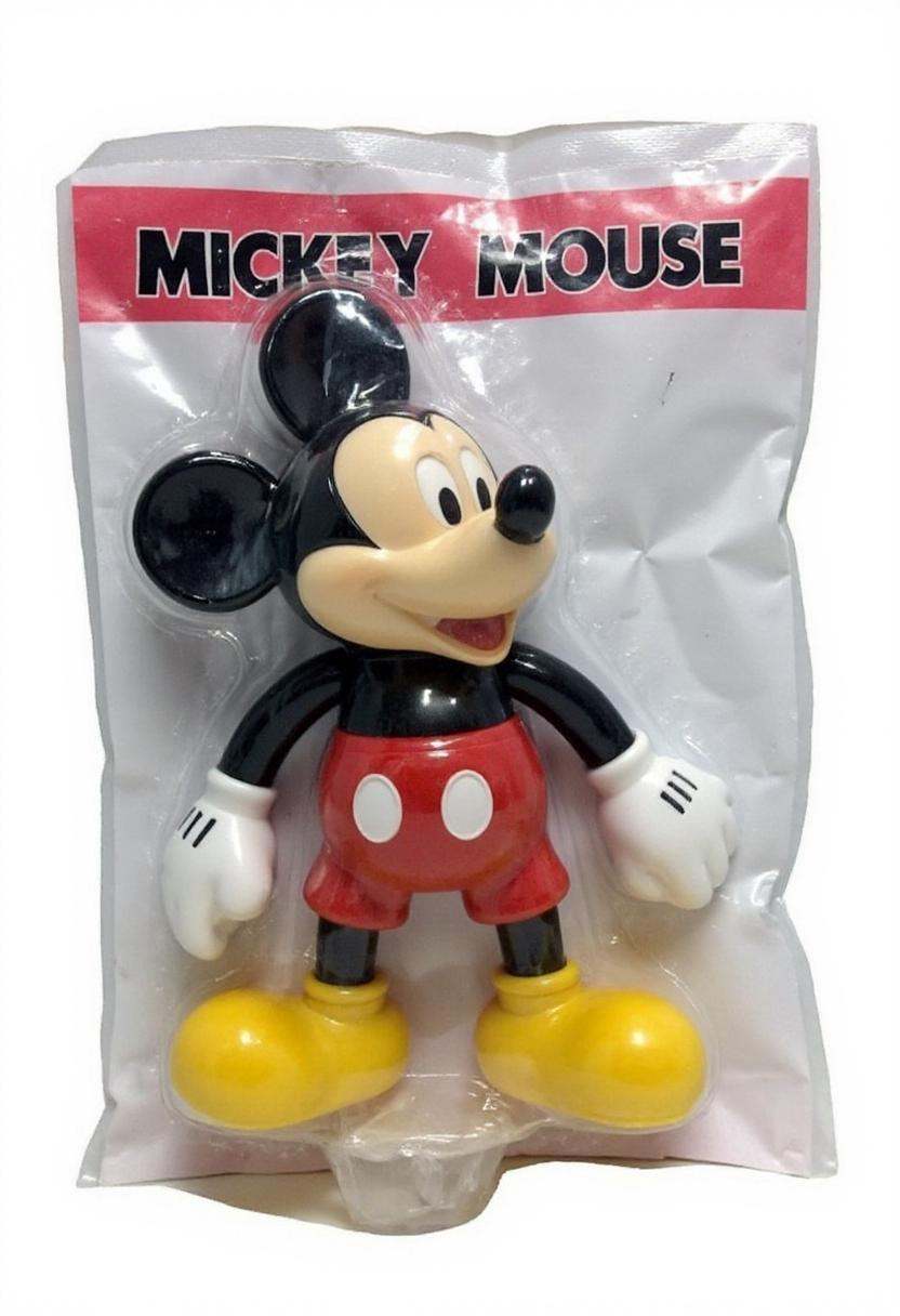 The image is a photograph of a packaged action figure of Mickey Mouse. on Tensor.Art