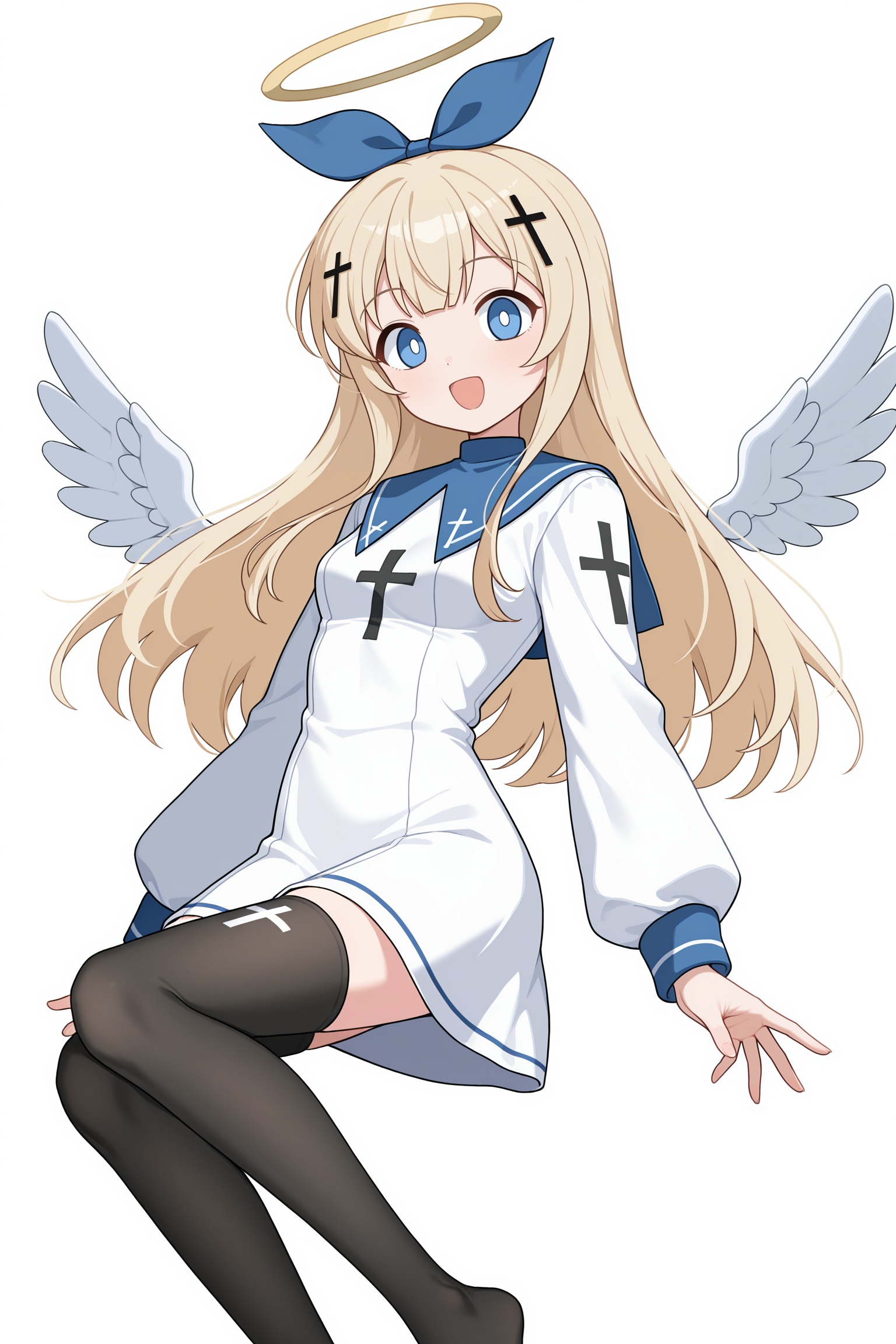 tenshi (tententengokujigokugoku),  halo,  wings on Tensor.Art