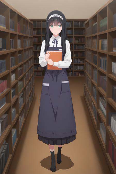 shiori_yomiuri,  bookstoreoutfit,  1girl on Tensor.Art