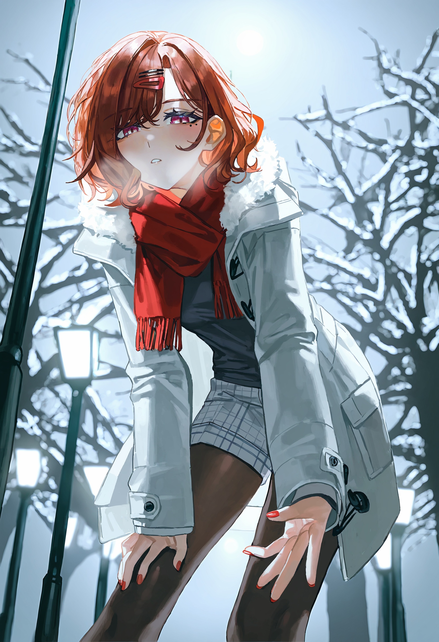 higuchi madoka,  1girl,  bare tree on Tensor.Art