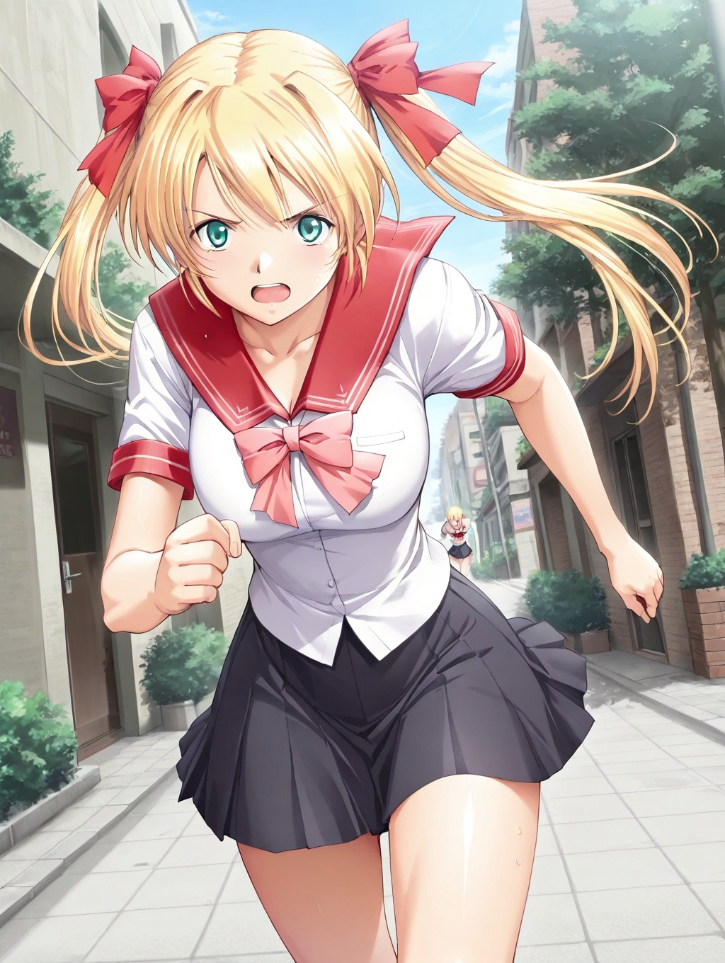 akehime saki,  twintails,  1girl on Tensor.Art
