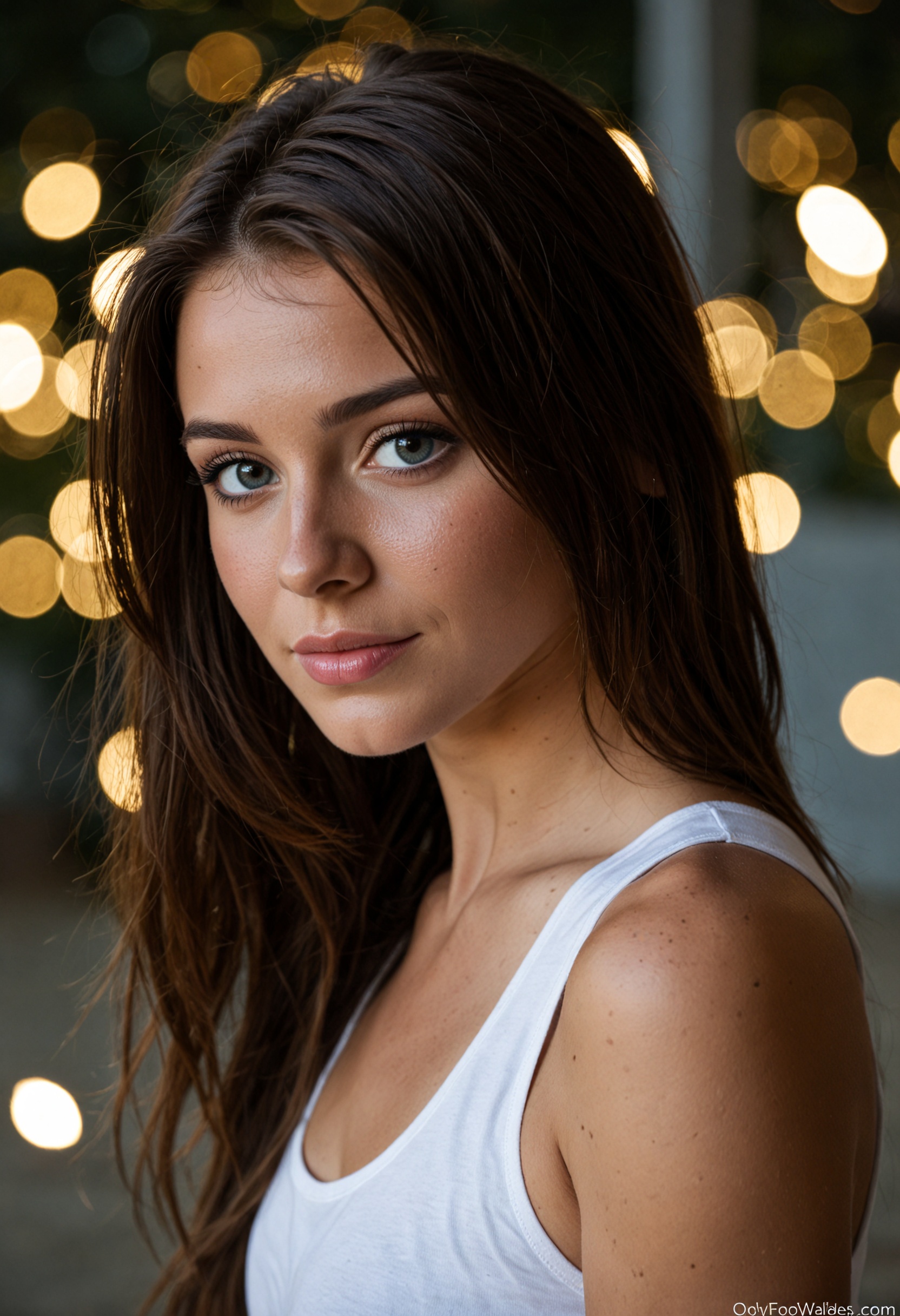 cute woman,  bokeh on Tensor.Art