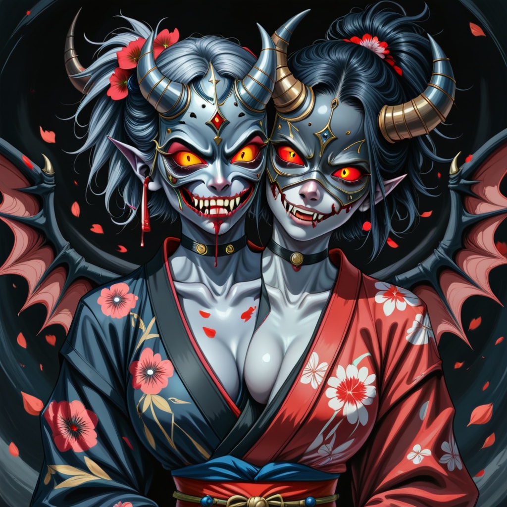 naboka,  scsource_anime,  fangs on Tensor.Art