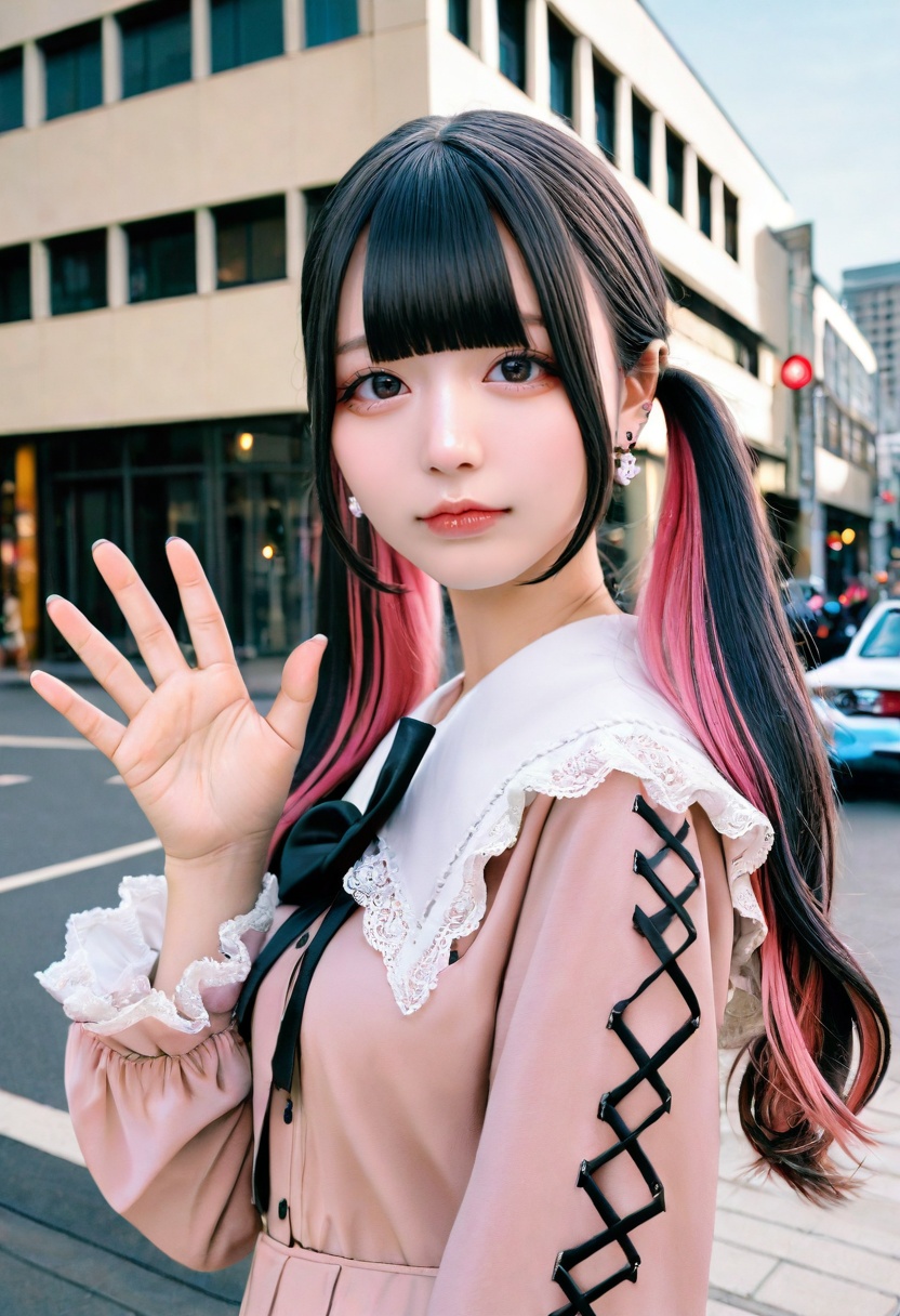 jirai kei,  jiraikei face,  photography on Tensor.Art