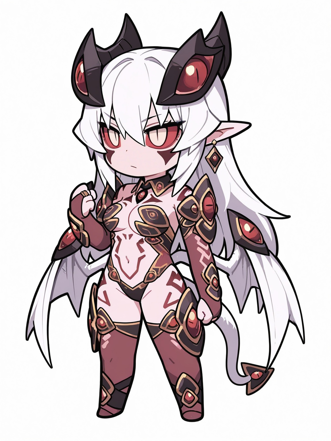 1girl,  solo,  chibi on Tensor.Art