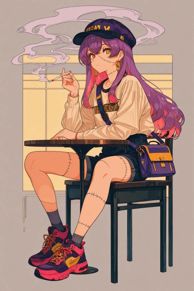 1girl,  solo,  long hair on Tensor.Art