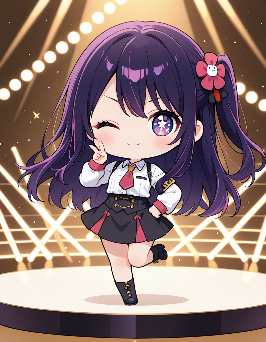 (chibi,  solo,  simple art on Tensor.Art