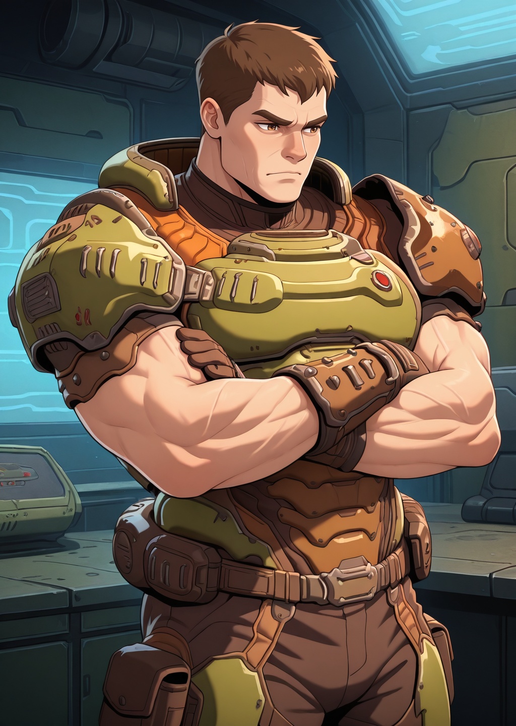 1man,  male focus,  mature male on Tensor.Art