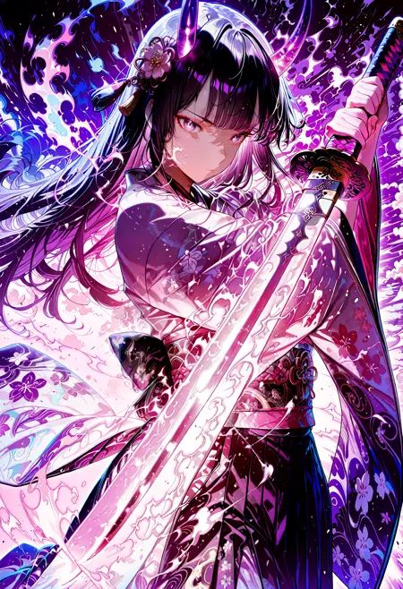 1girl,  weapon,  sword on Tensor.Art