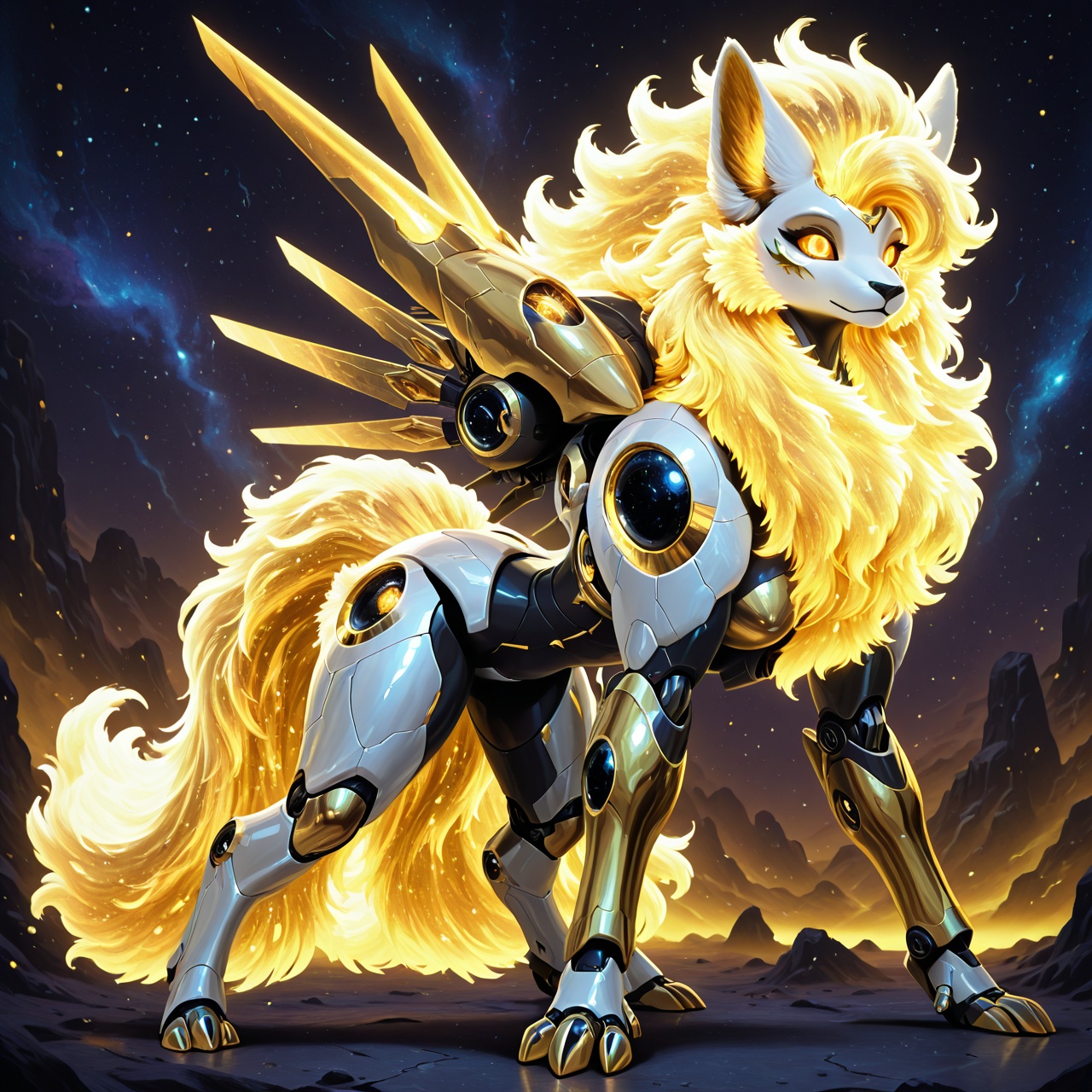 large detailed eyes,  standing,  legs apart on Tensor.Art