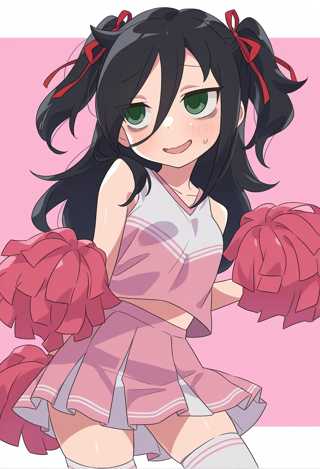 MCNsZe75uy0M,  1girl,  pom pom (cheerleading) on Tensor.Art