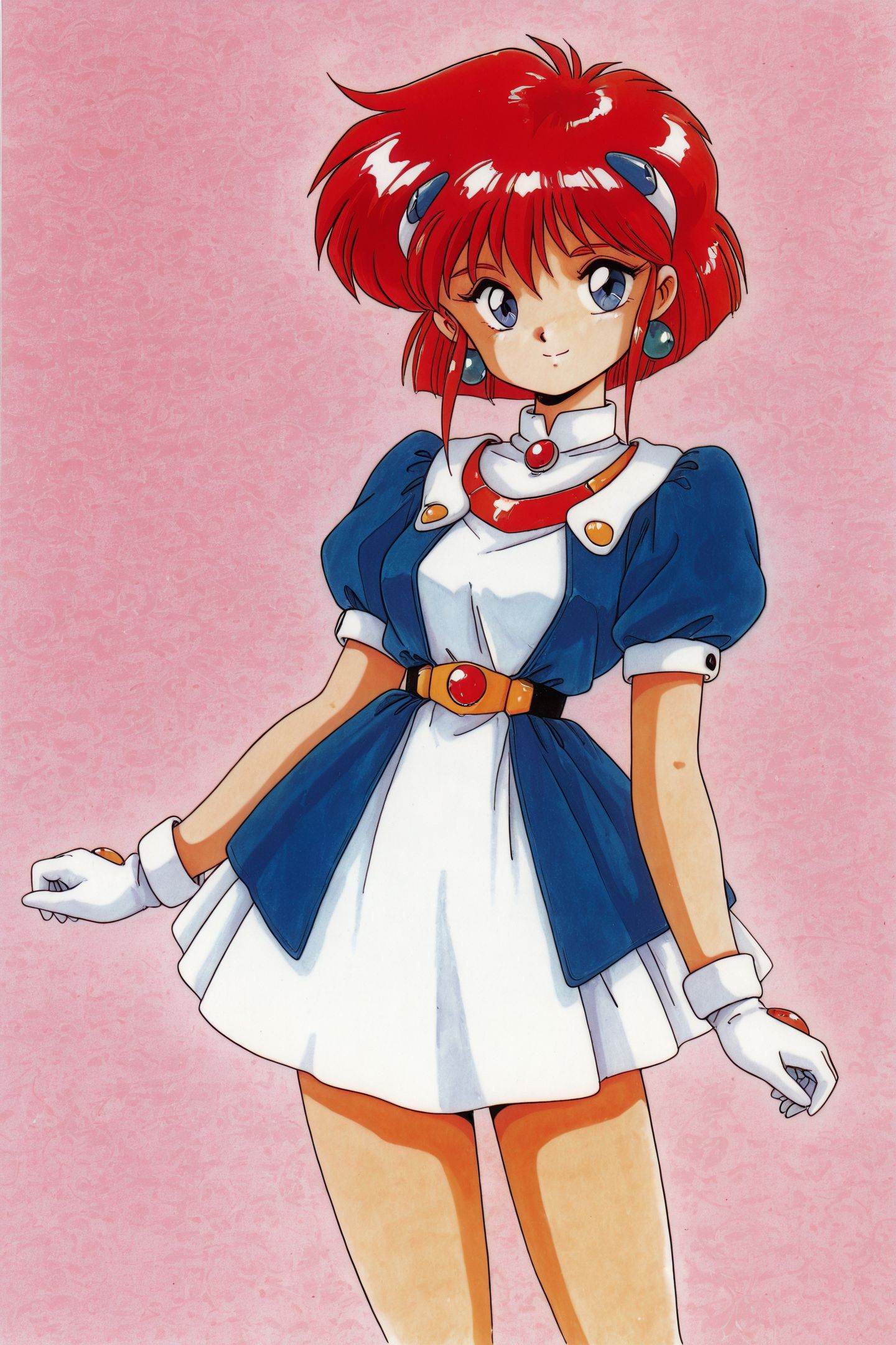 1girl,  solo,  gloves on Tensor.Art